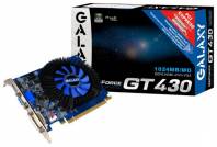 Видеокарта Galaxy GeForce GT 430 (700МГц, GDDR3 1024Мб 1600МГц 128 бит)