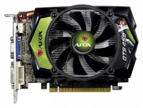Видеокарта AFOX GeForce GTS 450 (783МГц, GDDR3 1024Мб 1333МГц 128 бит)