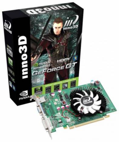 Видеокарта Inno3D GeForce GT 220 (625МГц, GDDR3 1024Мб 1580МГц 128 бит)